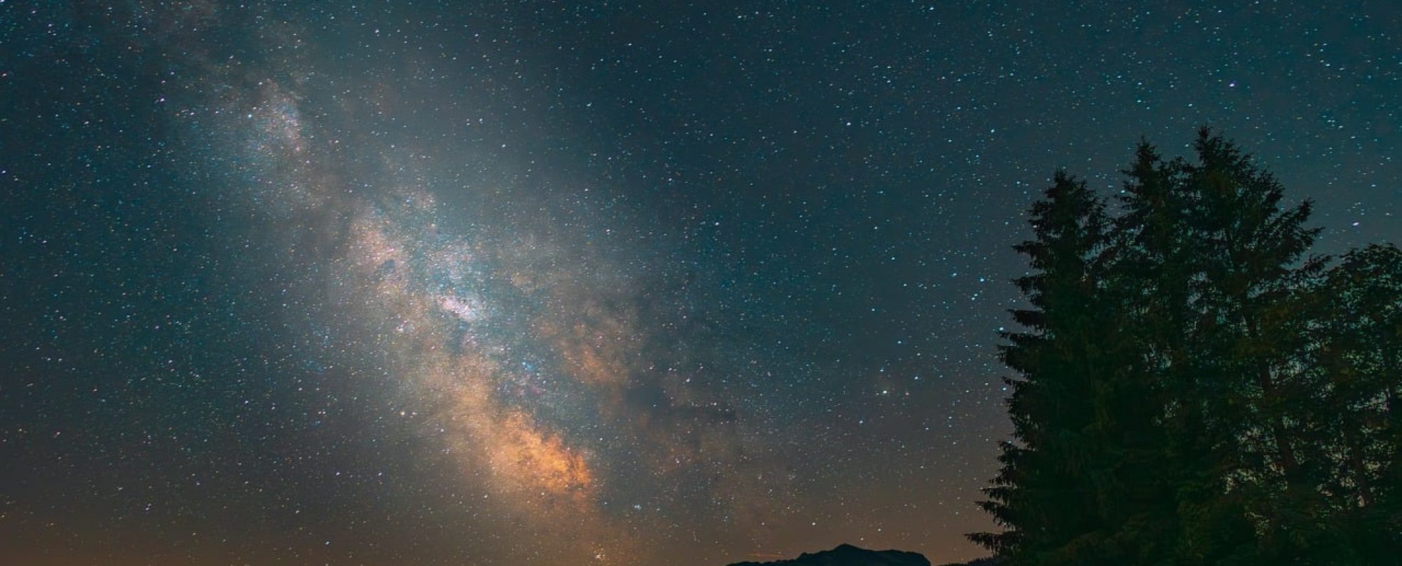 milky way, universe, stars, night sky, galaxy, heaven, cosmos, starry sky, star park, winklmoosalm, chiemgau alps, upper bavaria